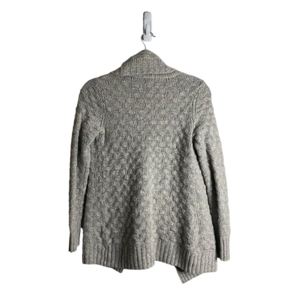 Talula Women's Light Gray Cable Knit Open Front Cardigan - Picture 8 of 8